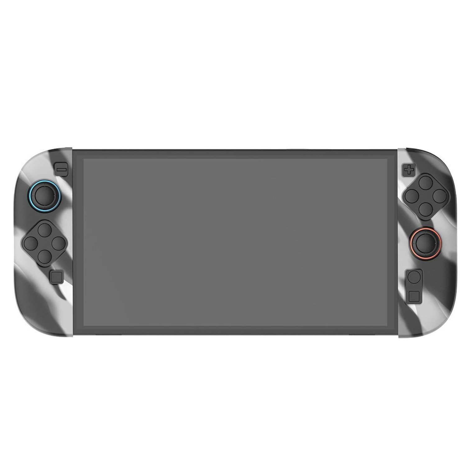 Wigento Handyhülle Für Nintendo Switch 2 Joy-Con Silikon Schutz Hülle Kappen Blau / Rot, Silikon Hülle mit Joystick Kappen – Bild 2 von 5