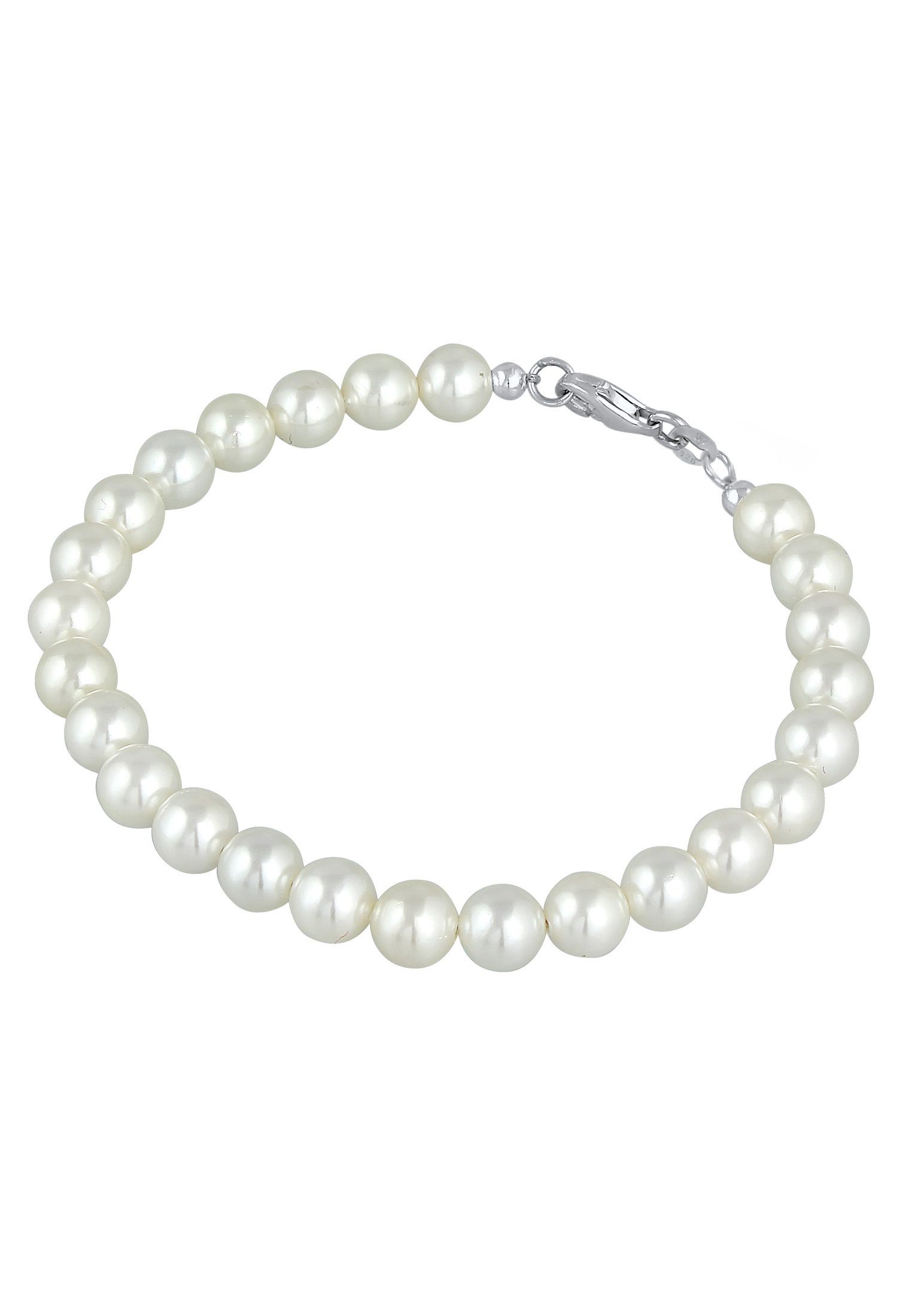Elli Perlenarmband Zeitlos aus Muschelkernperlen 925 günstig online kaufen