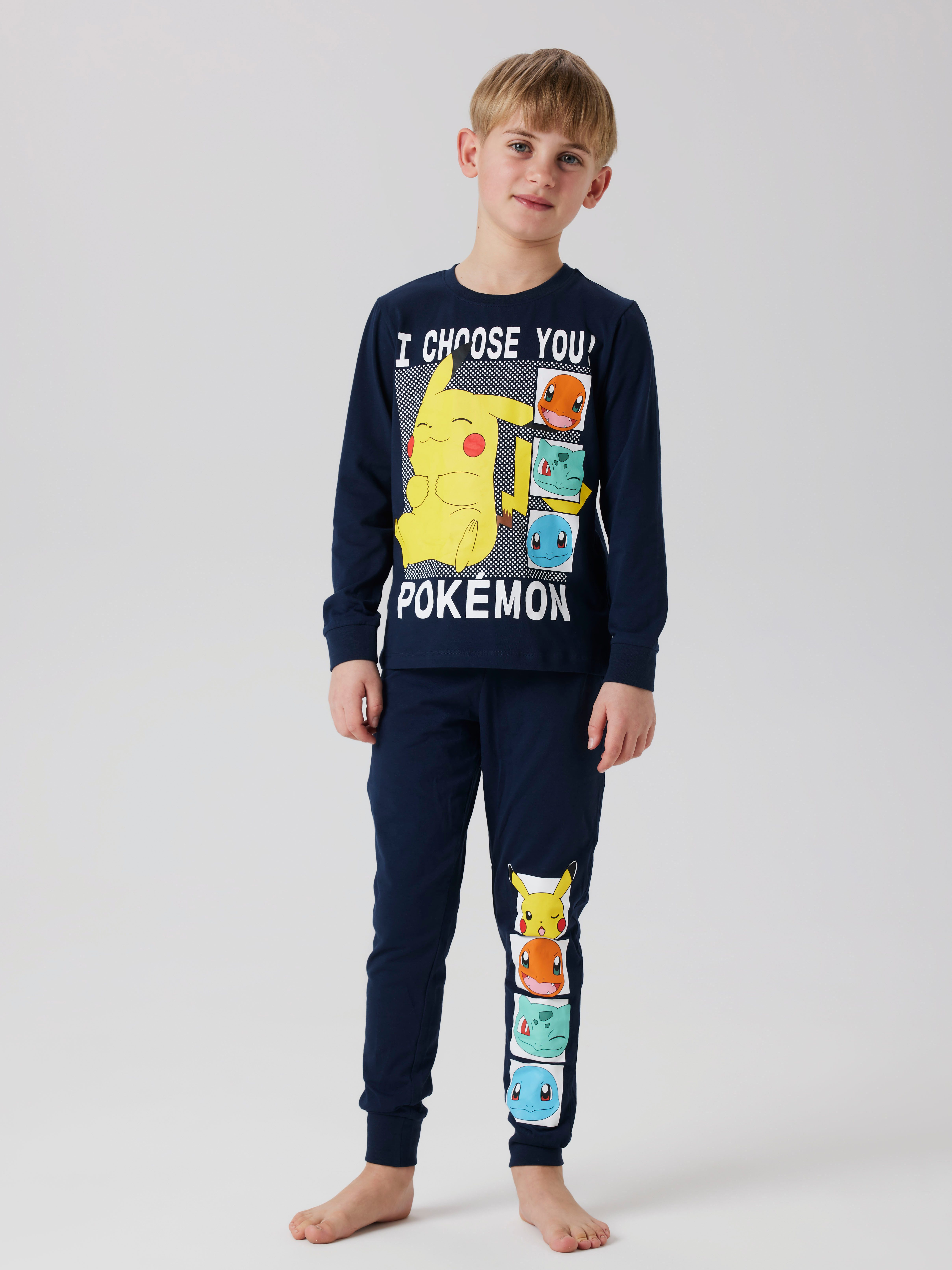 Name It Pyjama NKMABEL POKEMON LS NIGHSET NOOS SKY (Set, 2 tlg) mit tollen Druckmotiven