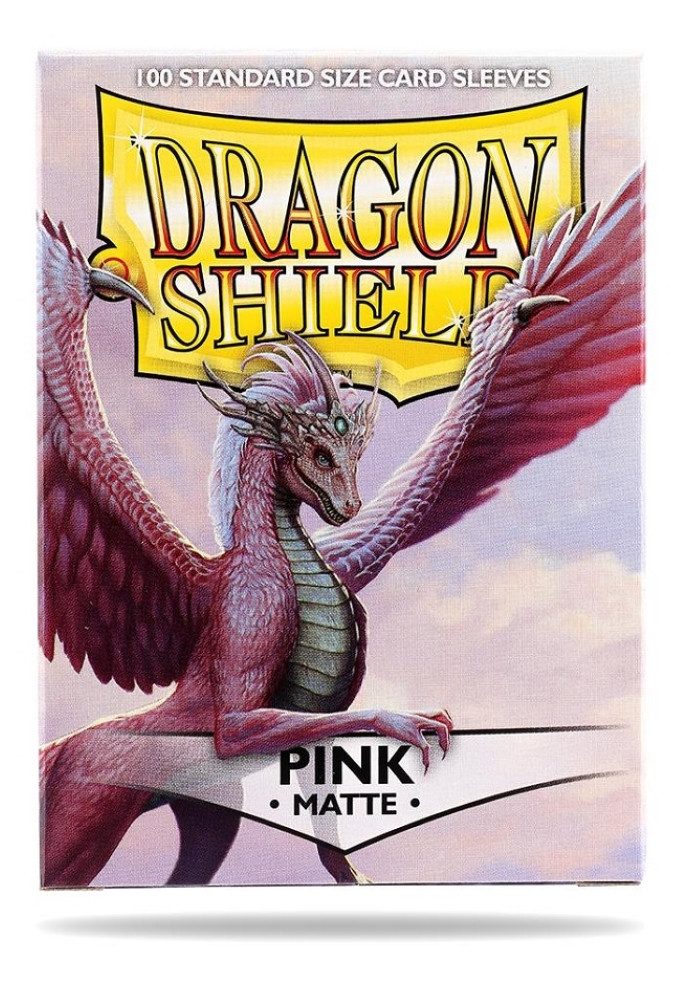 Dragon Shield Sammelkarte 5x Dragon Shield Matte Sleeves - Pink (5x 100 Sleeves)