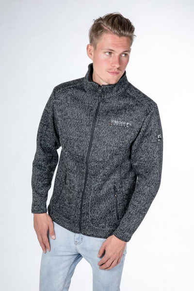 DEPROC Active Strickfleecejacke WHITEFORD CS MEN Fleecejacke auch in Großen Größen