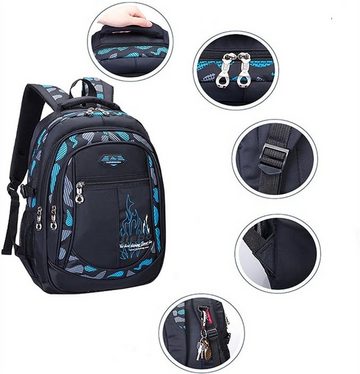 autolock Schulrucksack Schulrucksack, Rucksäcke Schule Buch Tasche Reisen Outdoor Rucksack