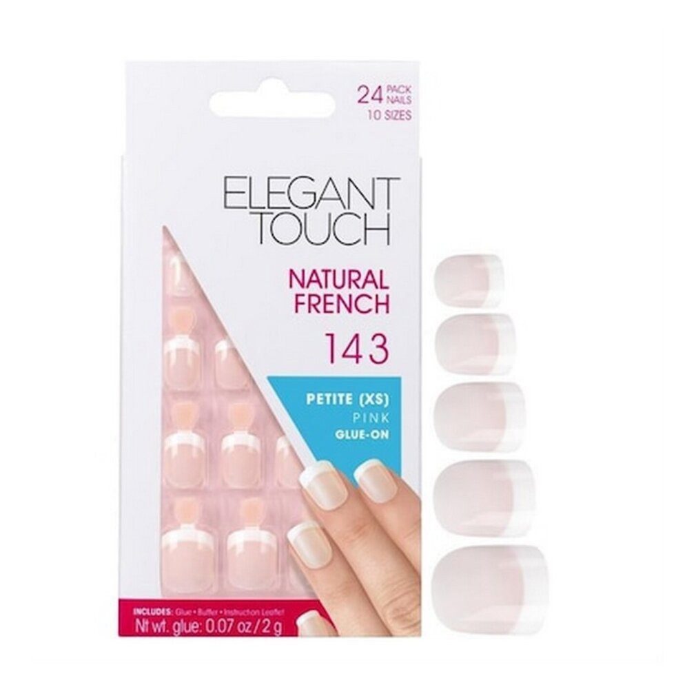 Elegant Touch Nageldesign Zubehör Natural French 143 Takma Tirnak