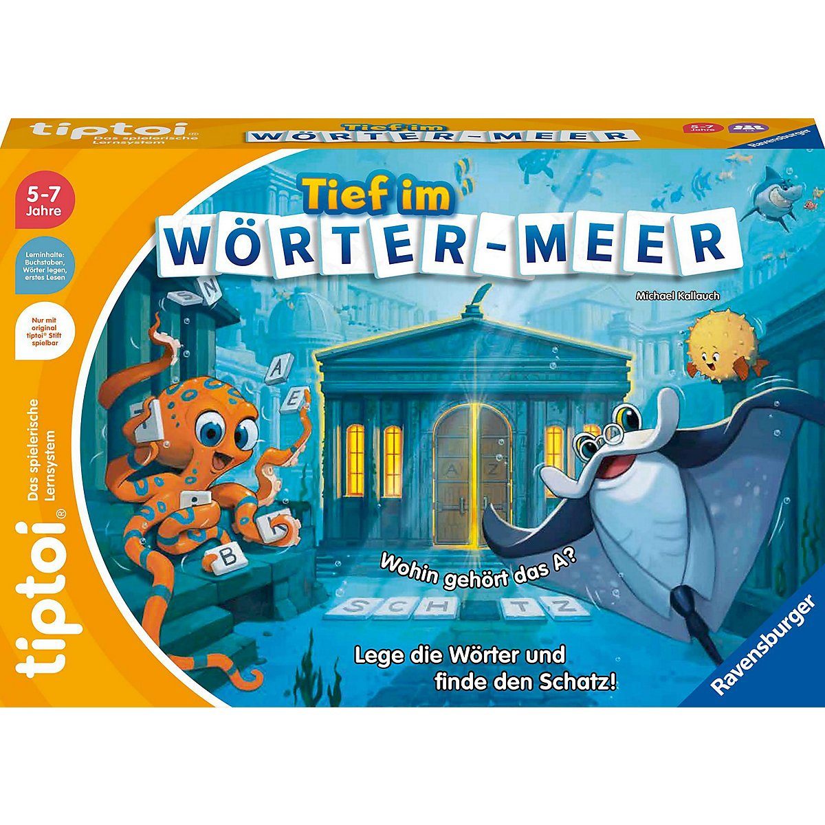 Ravensburger Spiel, Ravensburger tiptoi 00103 Tief im Wörter-Meer, Spiel  für Kinder von...
