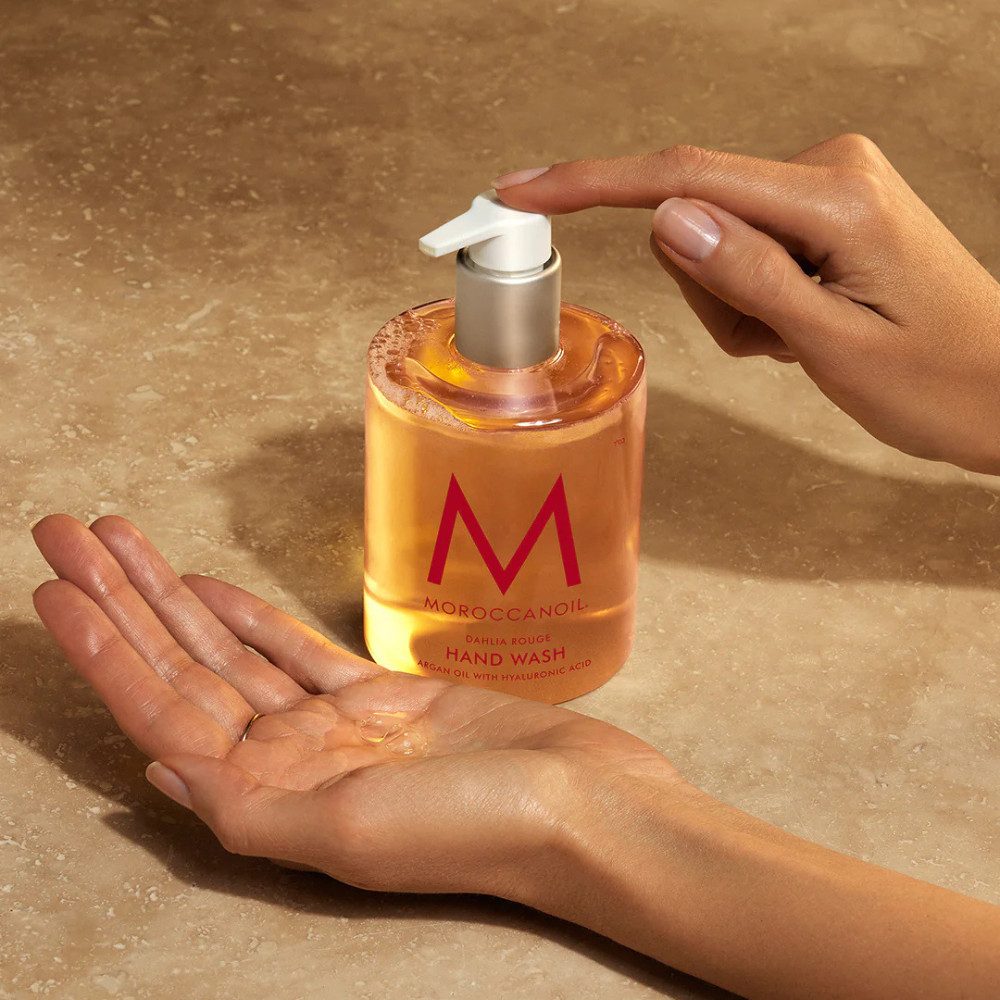moroccanoil Handpflege-Set Dahlia Rouge Handcare Set - Hand Wash + Hand Cream, 2-tlg., mit Arganöl angereichert
