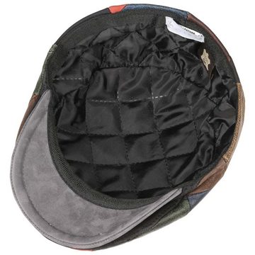 Lierys Flat Cap (1-St) Ledercap mit Schirm, Made in Italy
