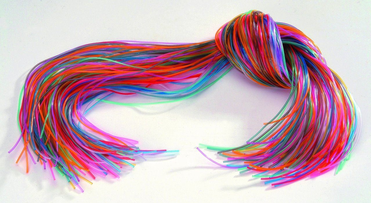 Glorex Bastelnaturmaterial Glorex Colour Strips transparent 100 cm, 20 Stück