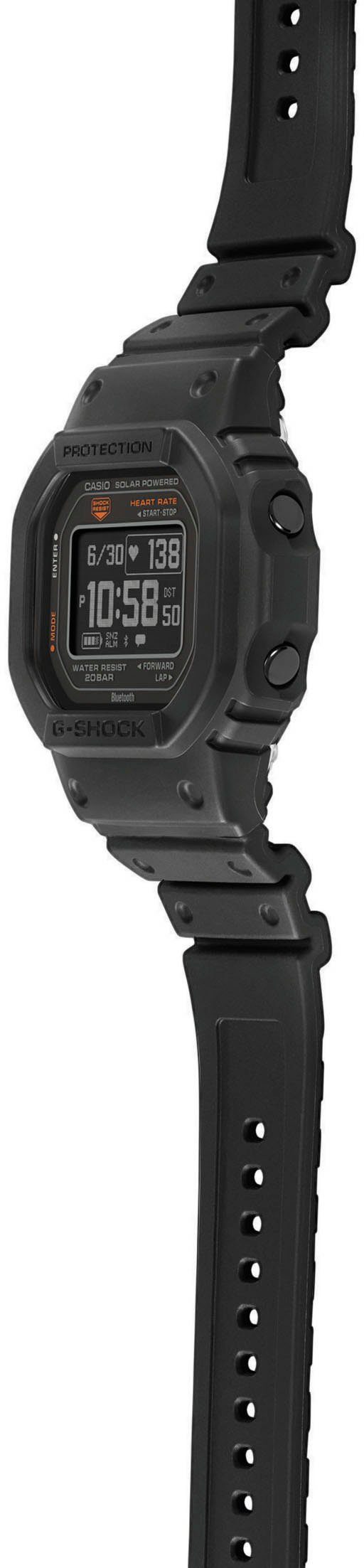 CASIO G-SHOCK DW-H5600 Smartwatch, Solaruhr, Armbanduhr, Herrenuhr, Stoppfunktion,Herzfrequenzmesser