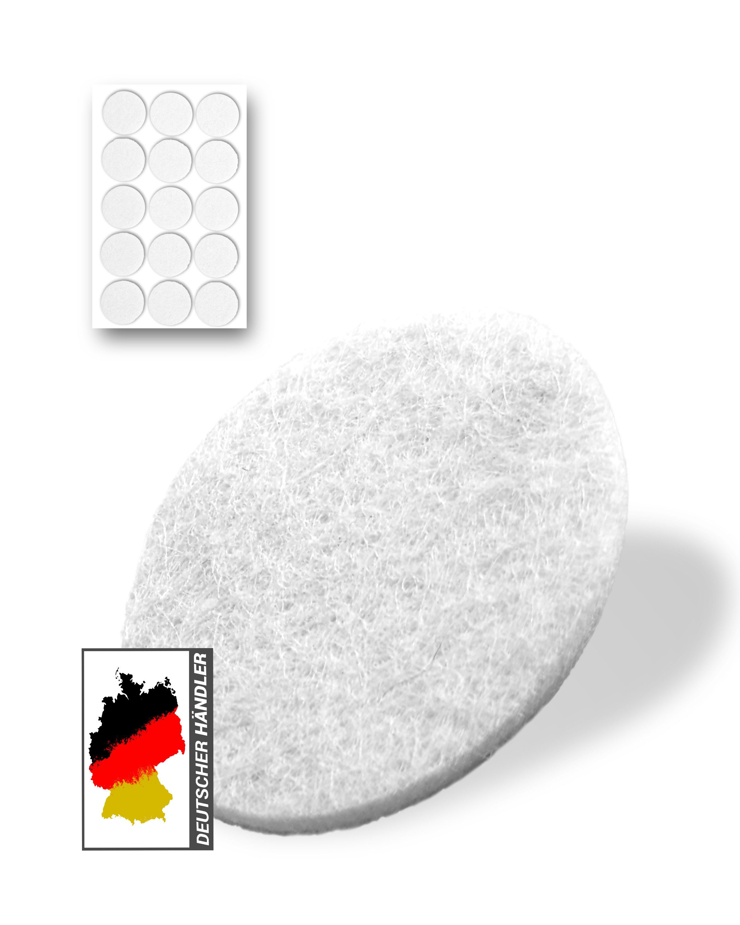 Trevendo Filzgleiter Filzgleiter Selbstklebend, (15 St)