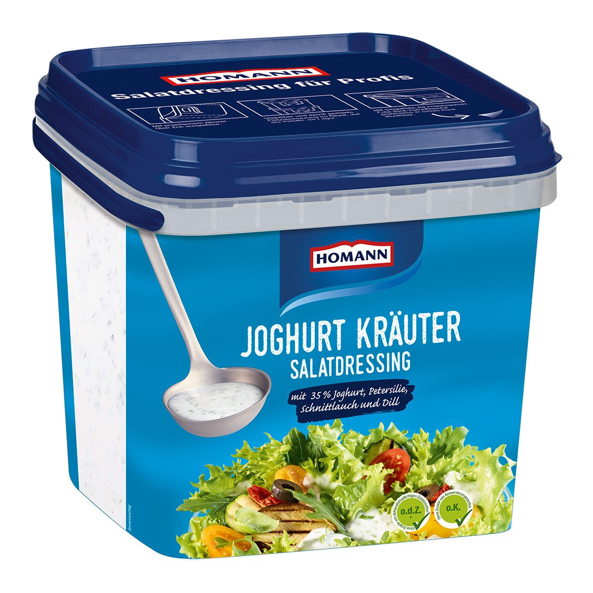 Homann Saucen, Homann Joghurt Kraeuter Dressing mit feinen Kraeutern 4000ml
