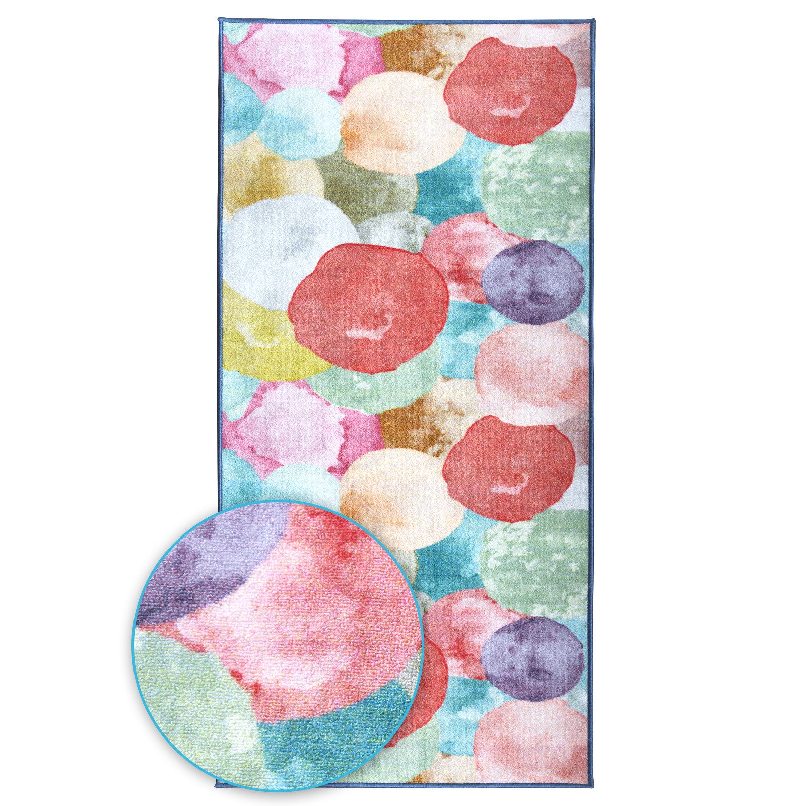 Kubus Kinderteppich Ball&Space, Teppich für Jungen und Mädchen, Erhältlich günstig online kaufen