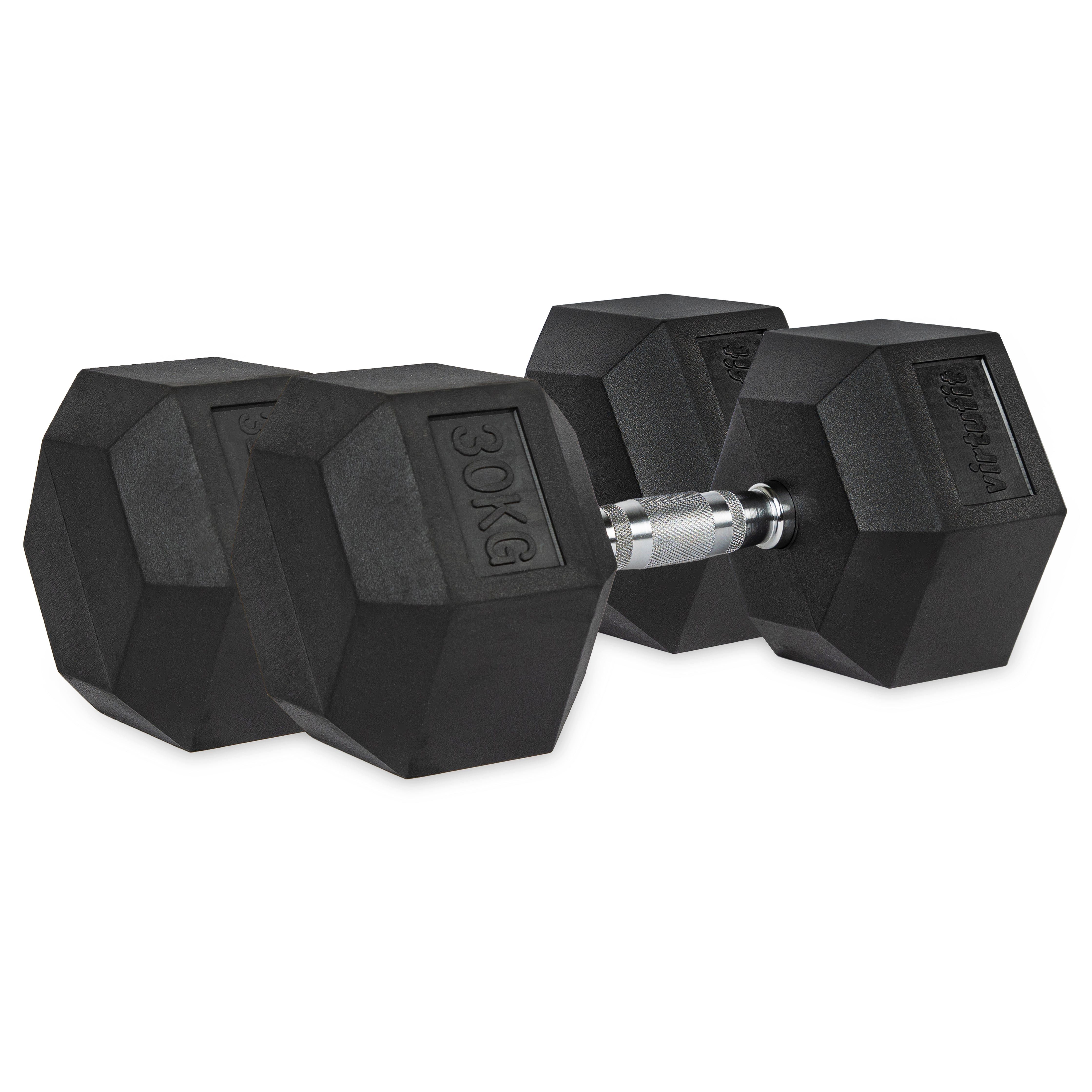 VirtuFit Kompakthantel VirtuFit Hexa Kurzhantel Pro Set 2 x 30 kg