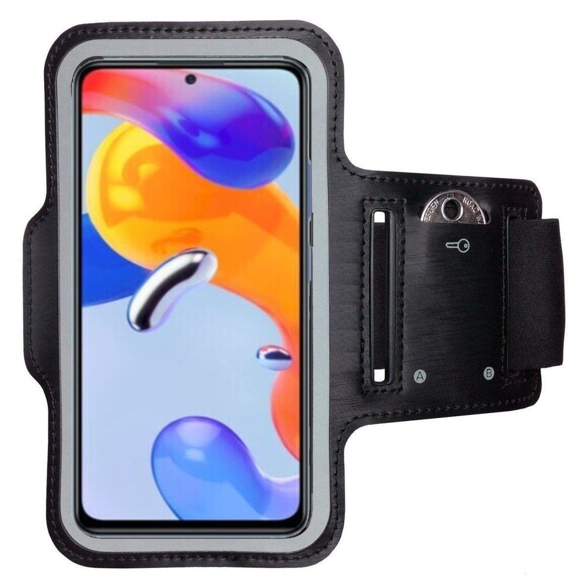 CoverKingz Handyhülle Sportarmband für Xiaomi Note 11 Pro 5G/11 Pro Plus Fitness Armband, Sport Schutzhülle Schlüsselfach Handyhülle Jogging Schutztasche Etui | Smartphone-Hüllen