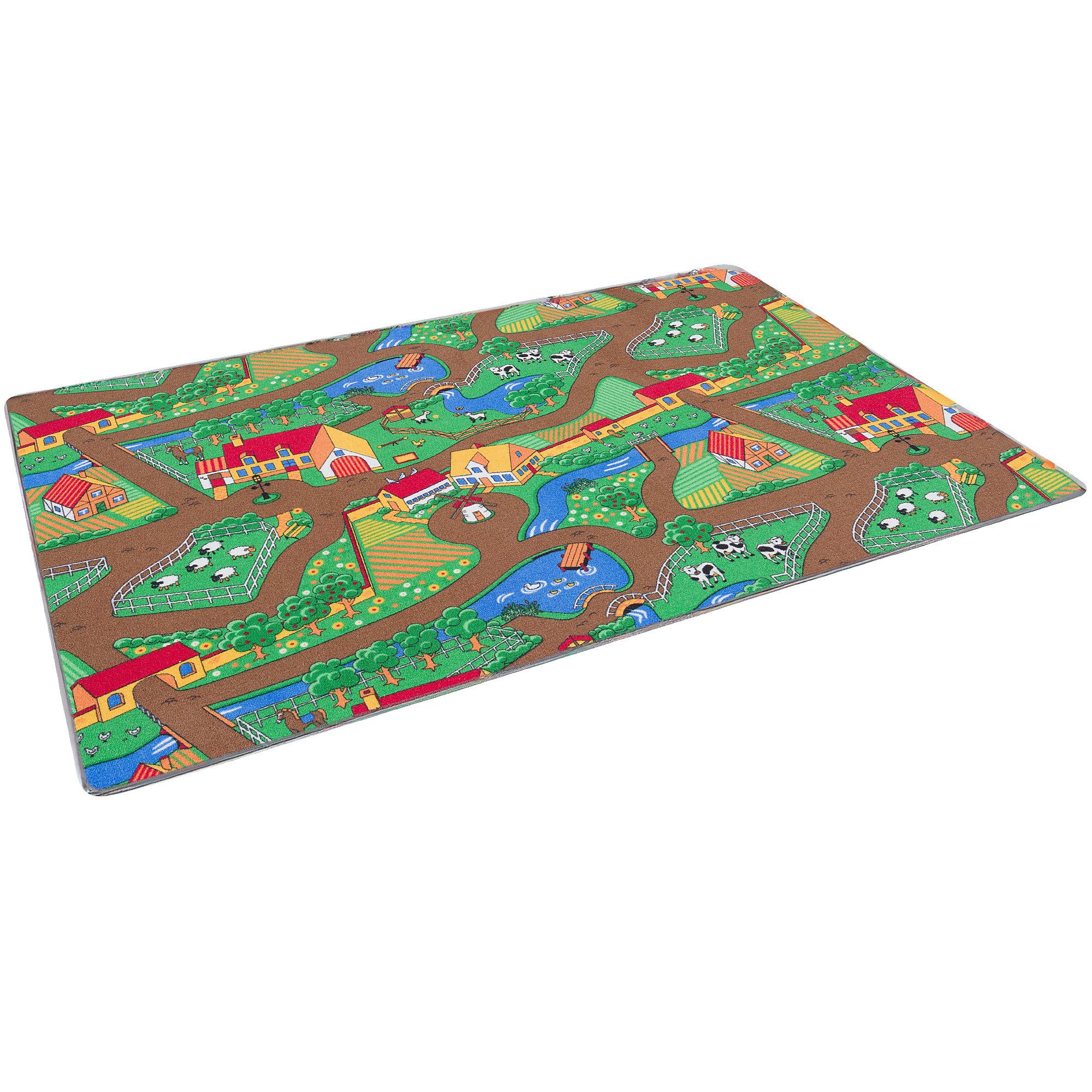 Snapstyle Kinderteppich Straßenteppich Beidseitig Straßenlandschaften, Rechteckig, Höhe: 6 mm