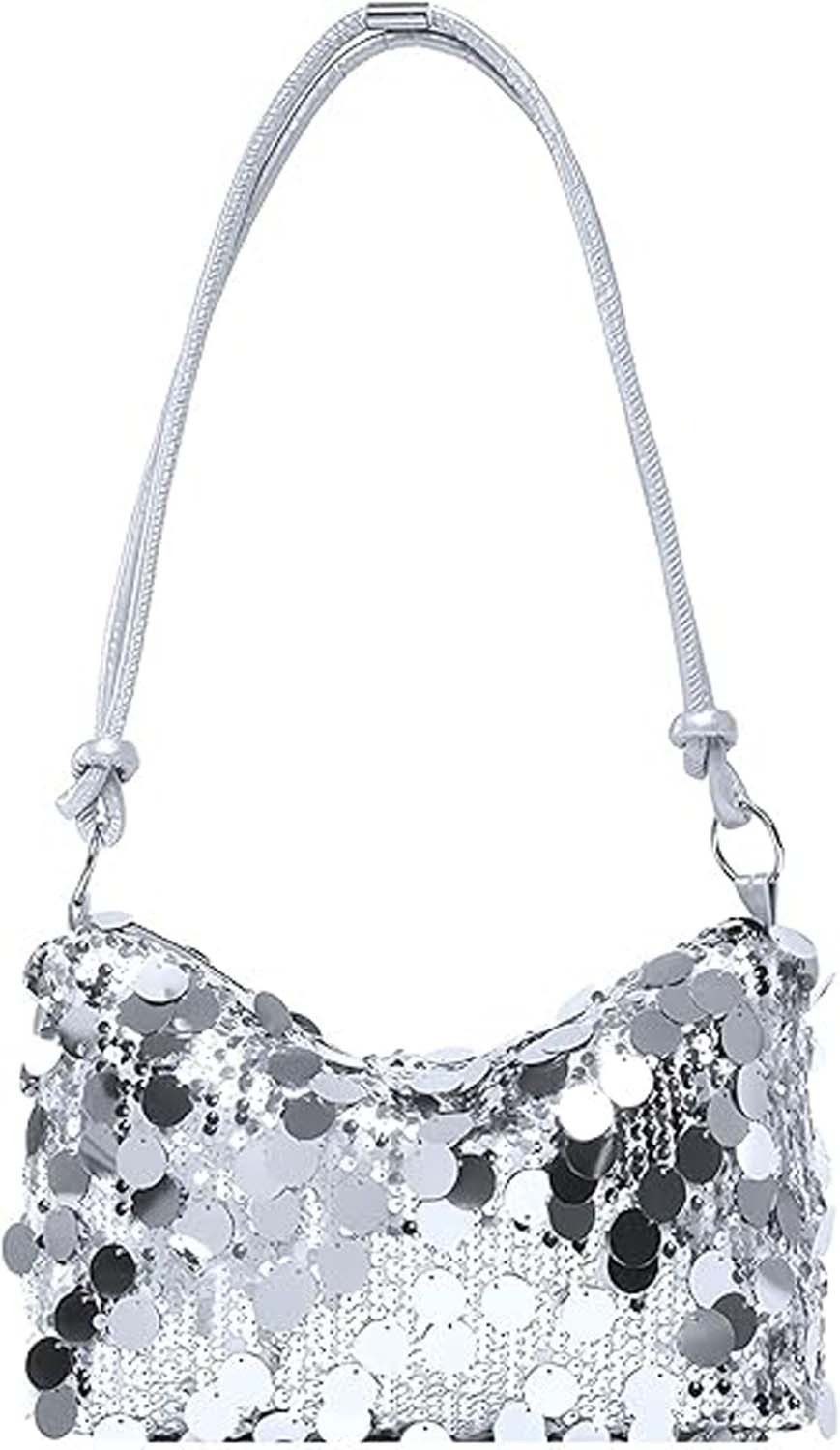 Oemmn Clutch Glitzer Pailletten Tasche Schultertaschen Abendtasche