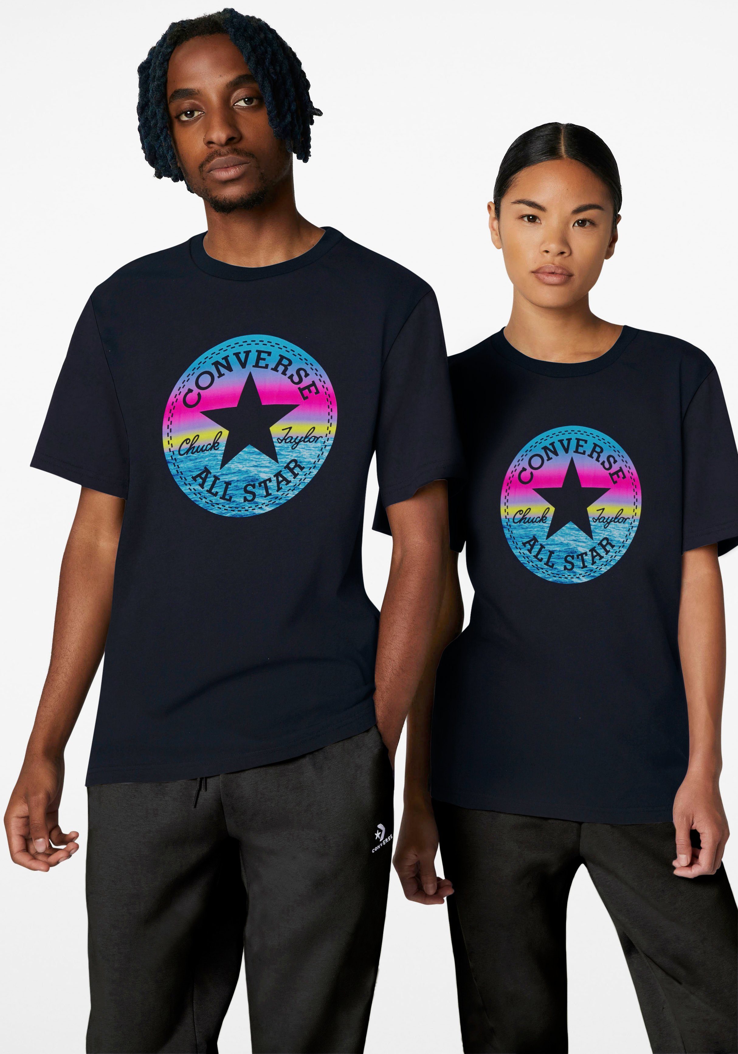 Converse T-Shirt GO-TO COASTAL ALL schwarz STAR T-SHIRT