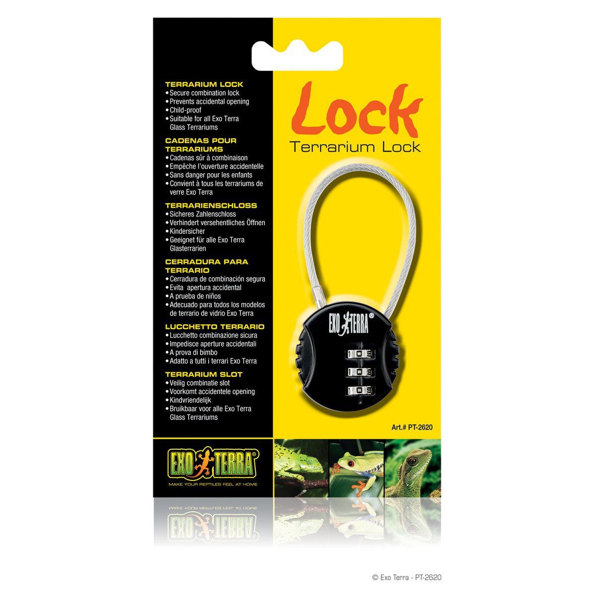 Türzusatzschloss Lock - Terrarien Metallschloss