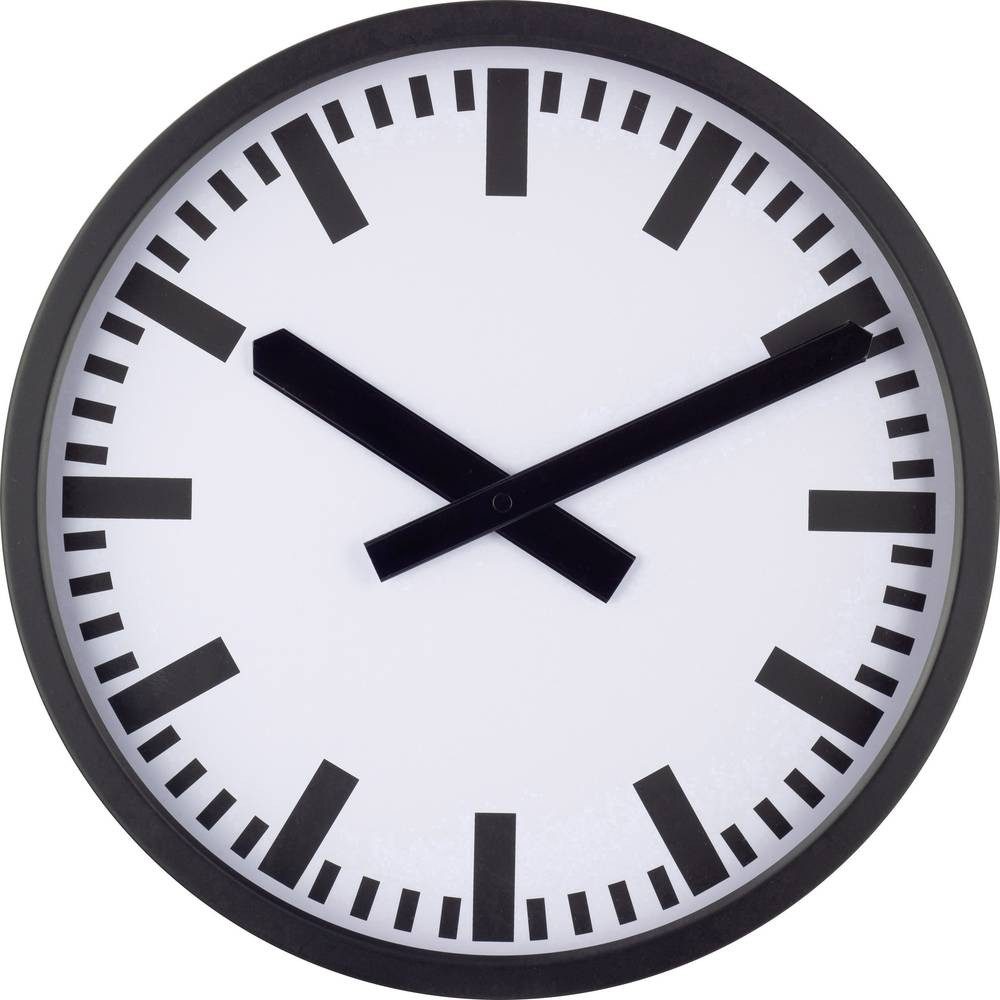 EUROTIME Wanduhr Bahnhofsuhr BIG 35cm 59540-05 günstig online kaufen