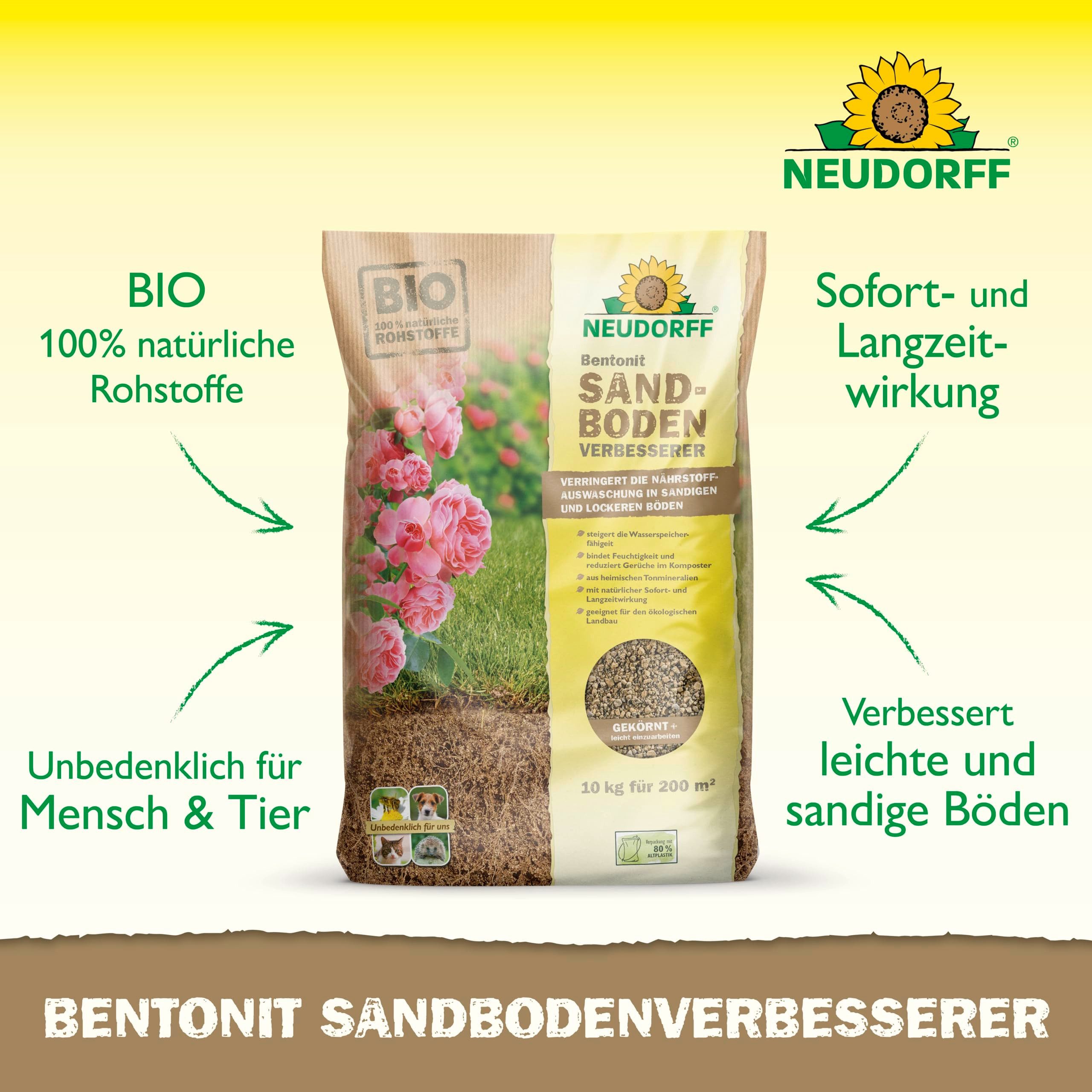 Neudorff Tonmehl Bentonit Bio SandbodenVerbesserer für günstig online kaufen