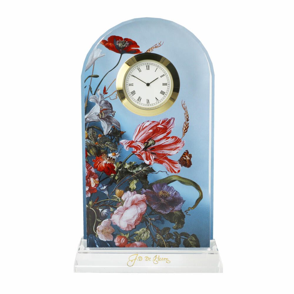 Goebel Tischuhr De Heem - Sommerblumen