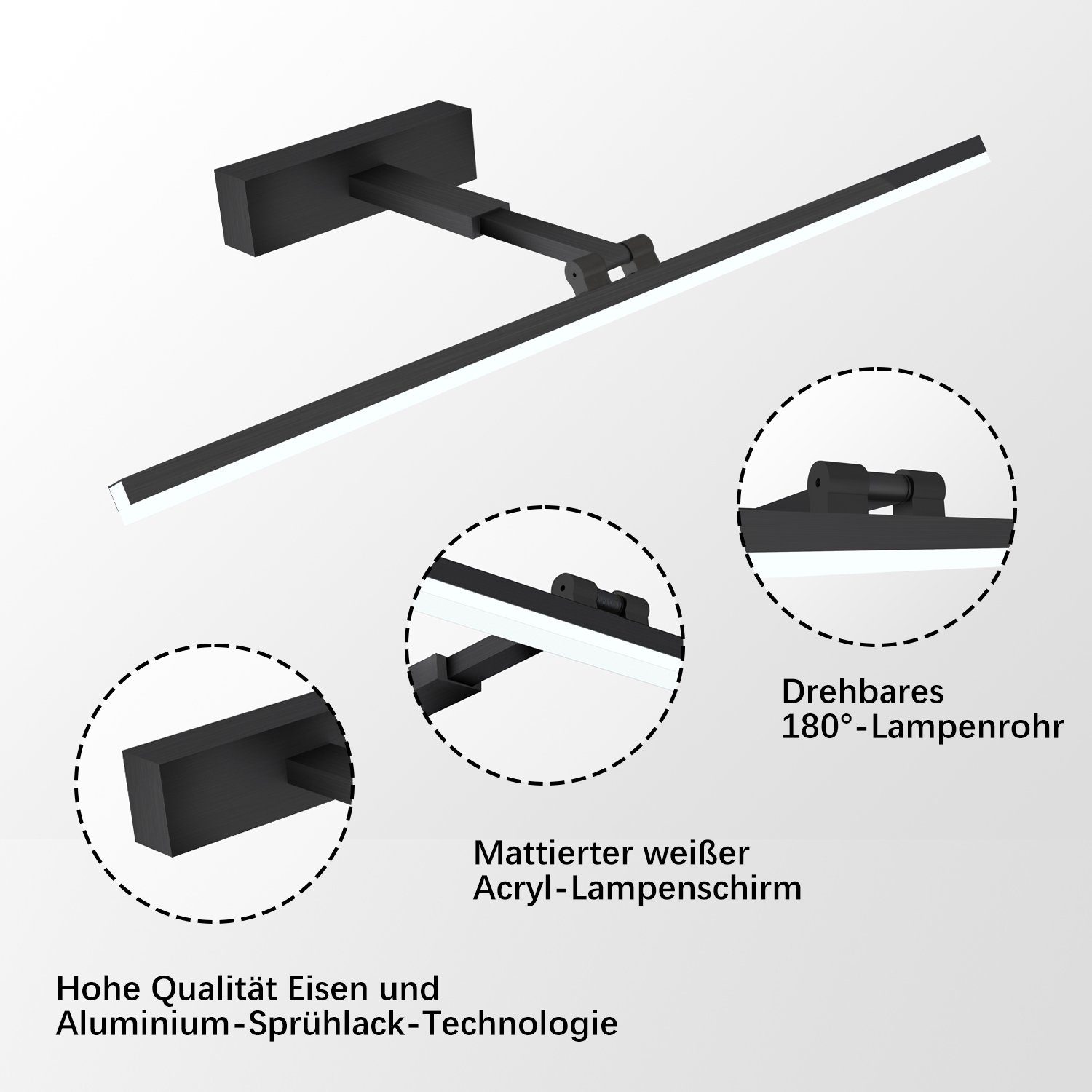 WDWRITTI LED Wandleuchte Wandlampe innen Schlafzimmer günstig online kaufen