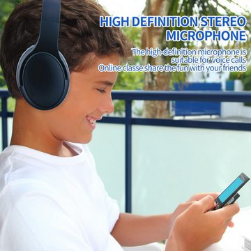 hisonic Zuverlässiges Audio-Streaming Kinder-Kopfhörer (Praktisches Klappdesign ermöglicht einfaches Verstauen und Transportieren der Kopfhörer, perfekt für den täglichen Gebrauch und unterwegs., Intelligente Lautstärkeregelung,Bequemes Design,PraktischesKlappdesign)