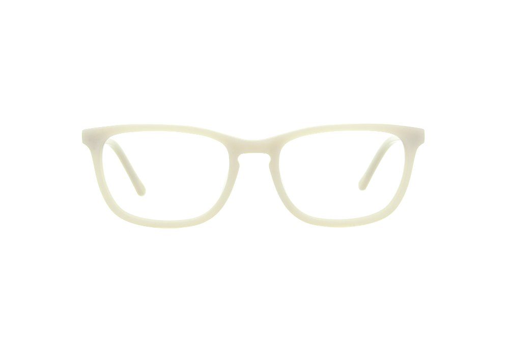 Edison & King Lesebrille Soul Mirror, matte Nerdbrille in Nudetönen, aus Acetat, entspiegelt