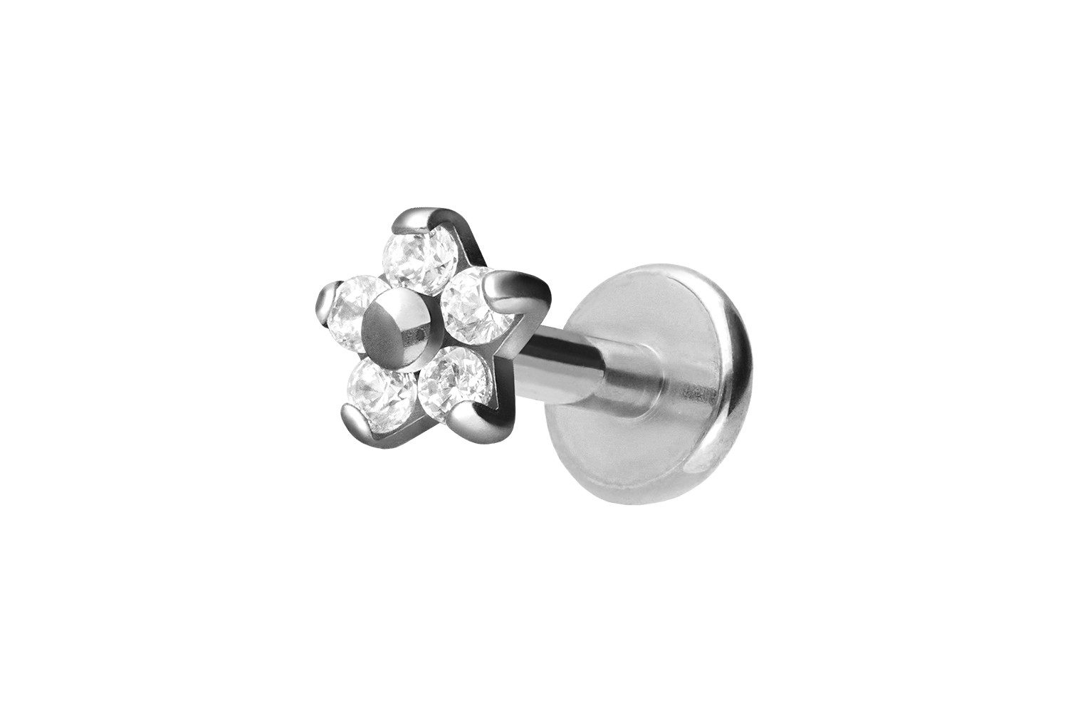 PIERCINGLINE Piercing-Set Titan Labret mit Innengewinde günstig online kaufen
