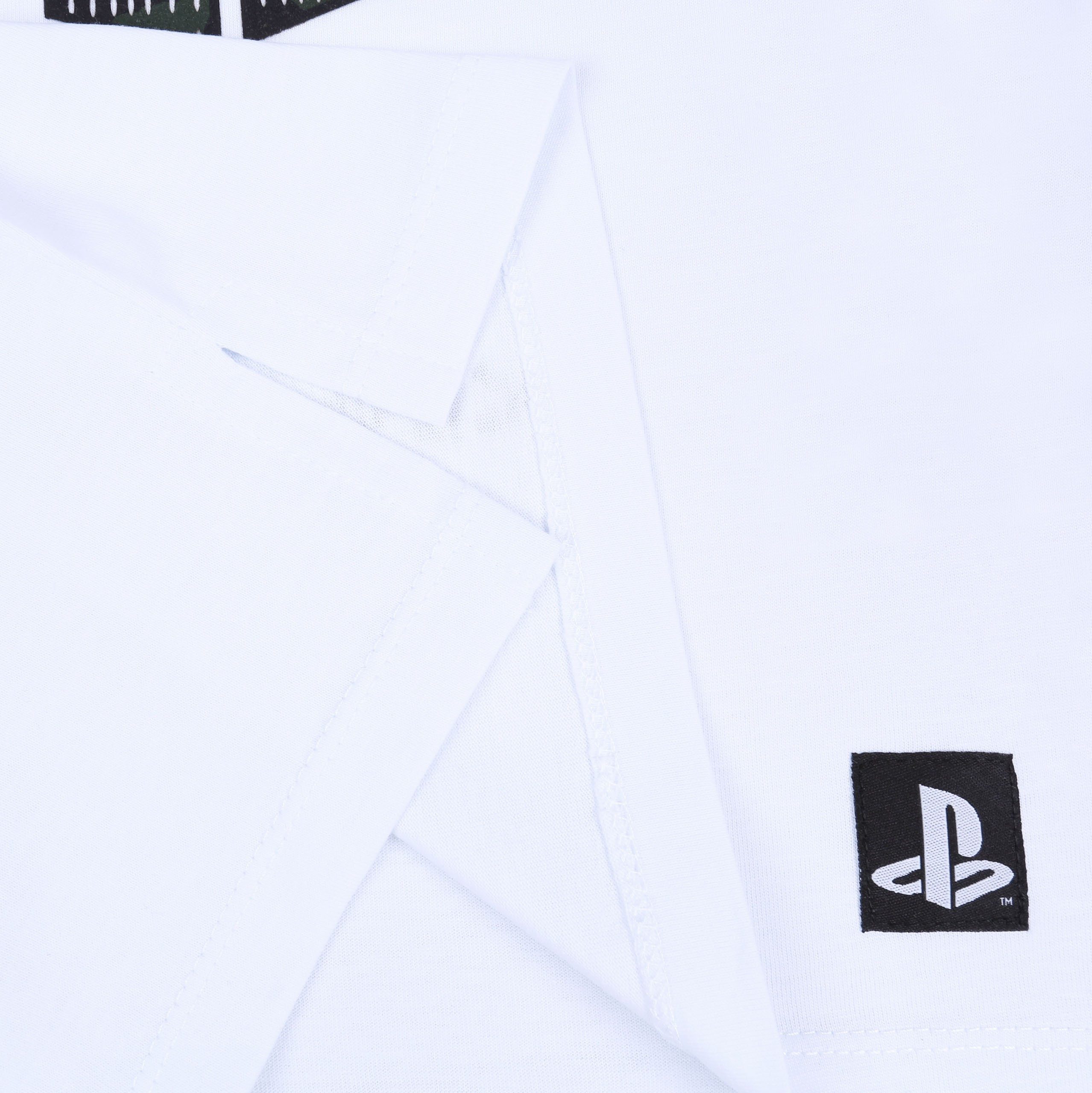 Sarcia.eu Kurzarmbluse Weißes T-Shirt, PlayStation-T-Shirt 4-5 Jahre