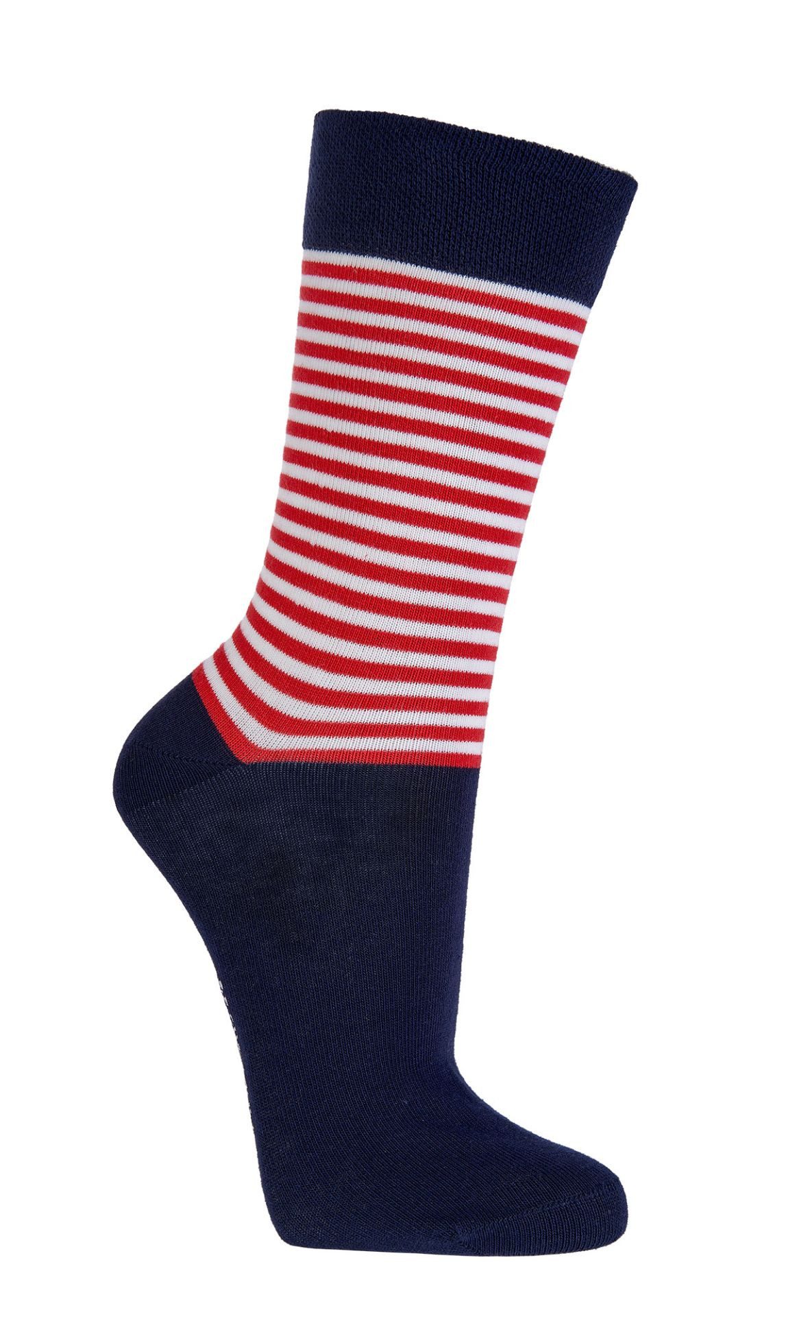 FussFreunde Freizeitsocken 6 Paar maritime Шкарпетки "Ahoi" mit Bio-Baumwolle für Küsten-Liebhaber