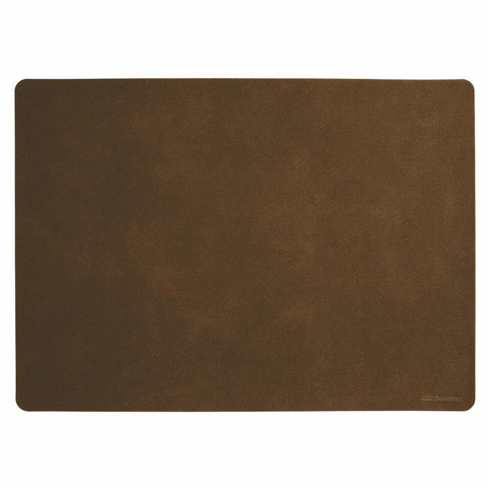 ASA SELECTION Platzset soft leather optic Dark Sepia 33 x 46 cm