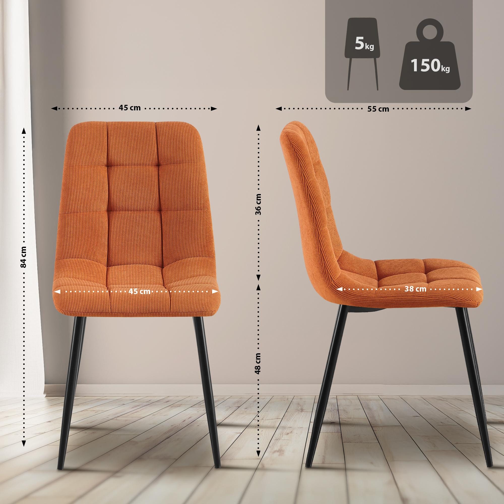 CLP Esszimmerstuhl Tilde (2er Set), mit günstig online kaufen