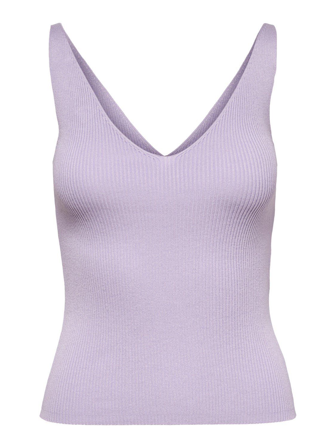 JACQUELINE de YONG Shirttop Tank Top Oberteil JDYNANNA Shirt Pullover V-neck Ausschnitt (1-tlg) 3554 in Lila