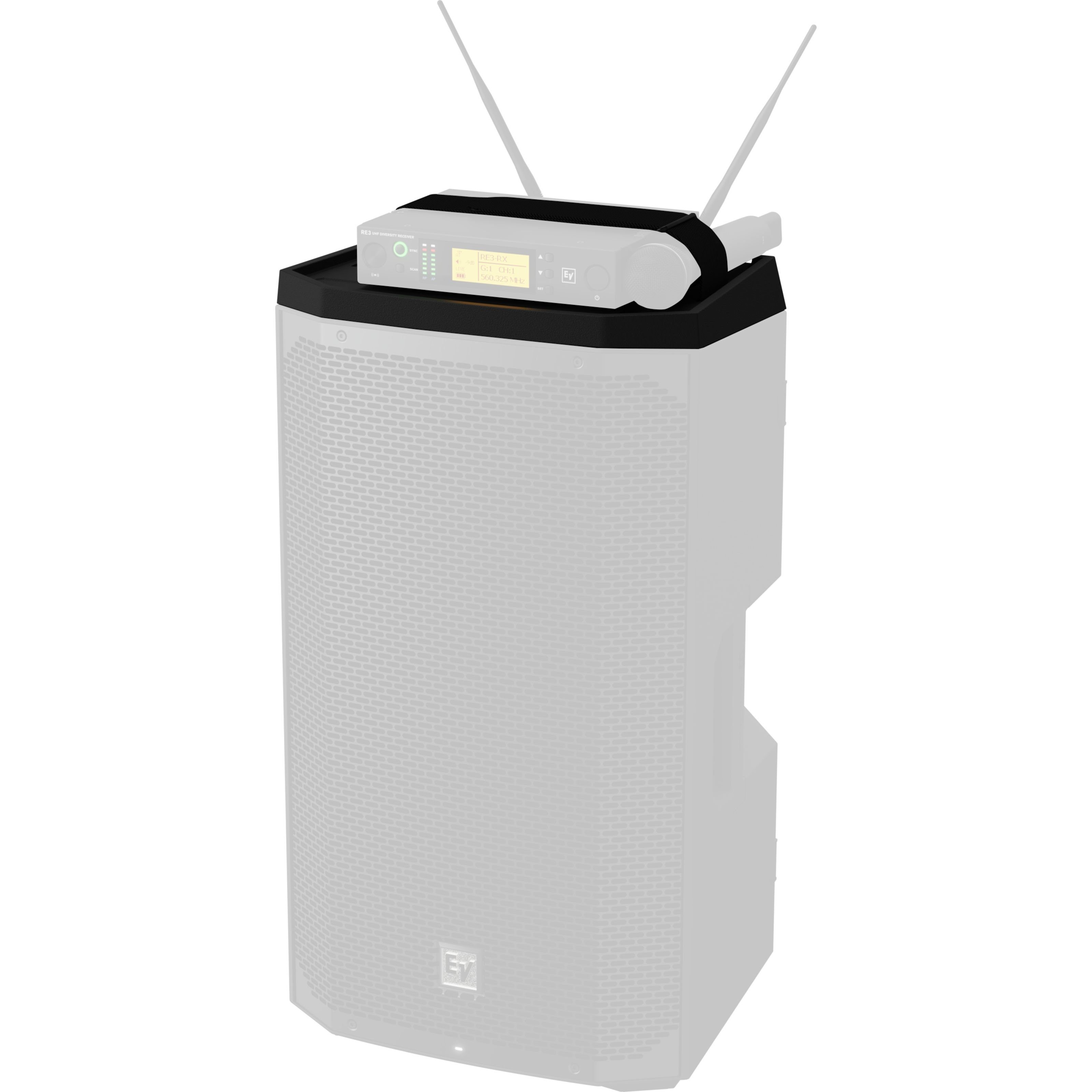 Electro Voice Mikrofon-Halterung, (Sendeanlagen, Zubehör, EVERSE 12 TRAY - Zubehör für Drahtlose Sendeanlagen)