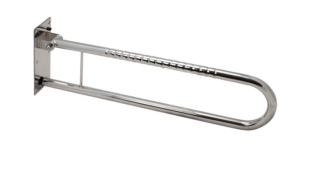 Sundo Homecare Stützklappgriff Sicherheits-Stützklappgriff 60cm klappbarer Haltegriff für Senioren, belastbar bis 120.00 kg, links und rechts einsetzbar, lässt sich bei Bedarf hochklappen