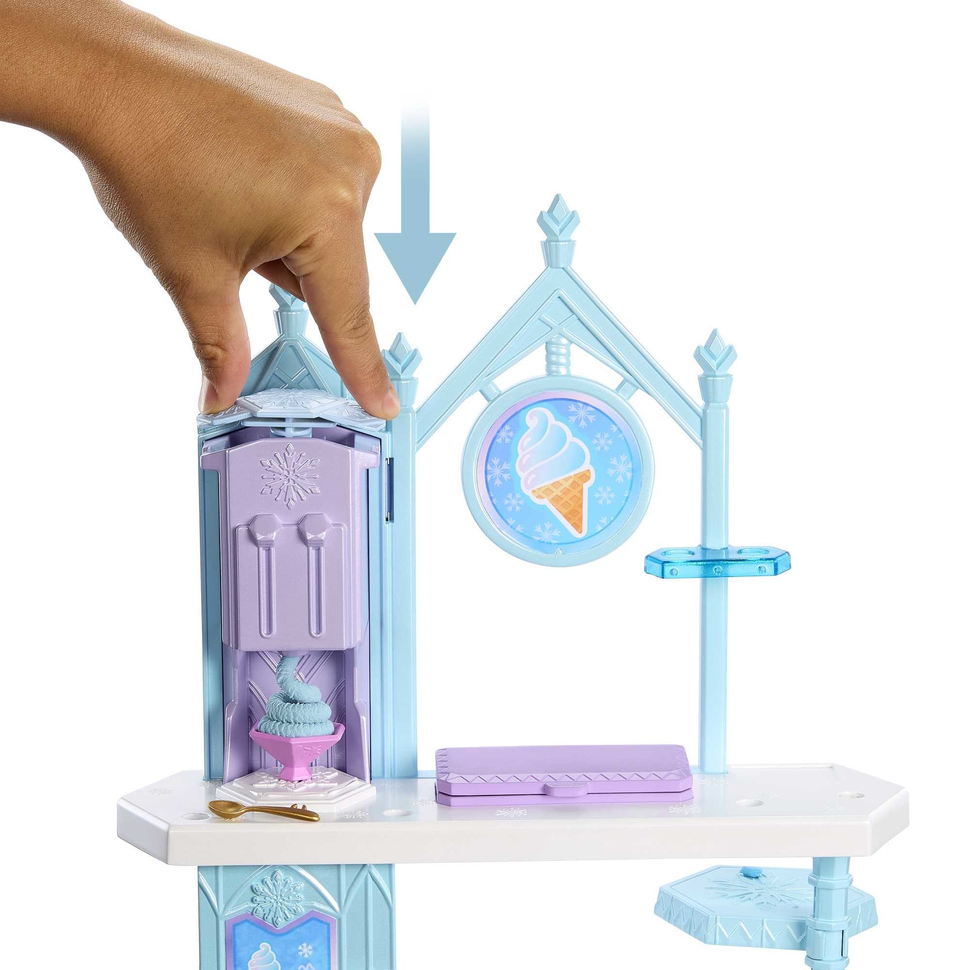 Disney Frozen Spielwelt Die Eiskönigin, (Spielset, 16-tlg), Dessertmaschine für selbst gemachte Eisbecher