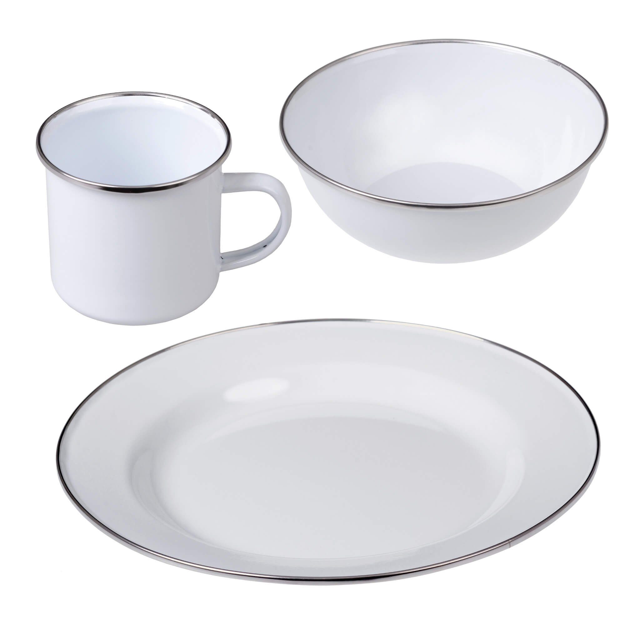 Geschirr-Set Camping Geschirr Set 3-teilig