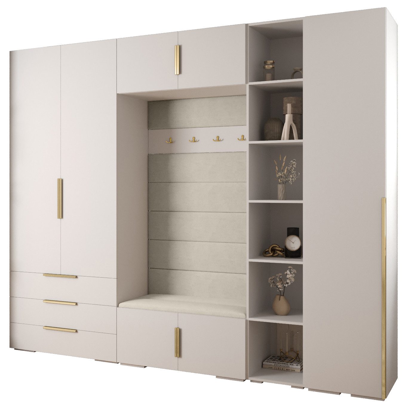 ABIKS MÖBEL Kompaktgarderobe INOVA 1 SATZ günstig online kaufen