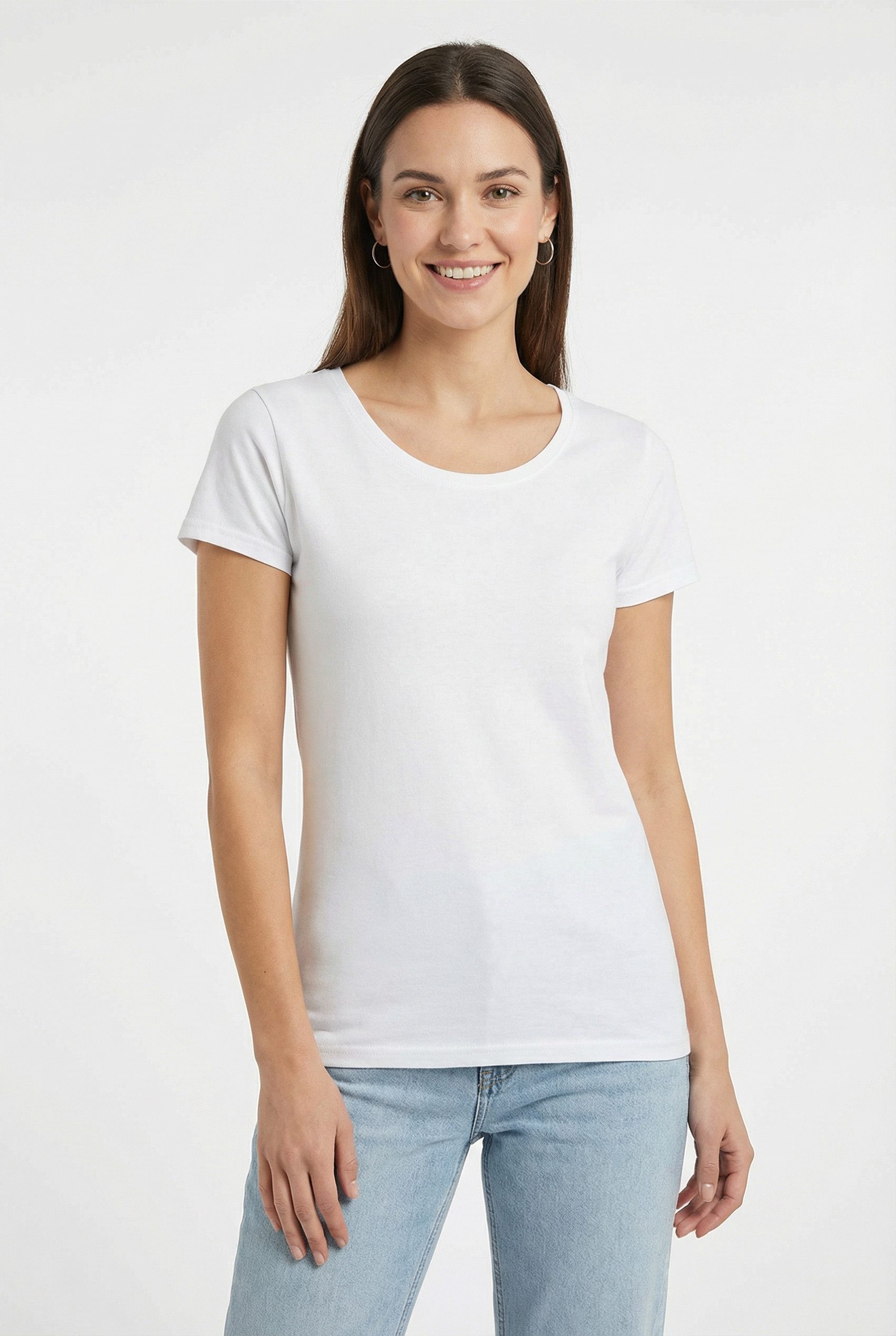 Fruit of the Loom Rundhalsshirt Lady Fit Premium (Packung, 2-tlg., 2er-Pack)