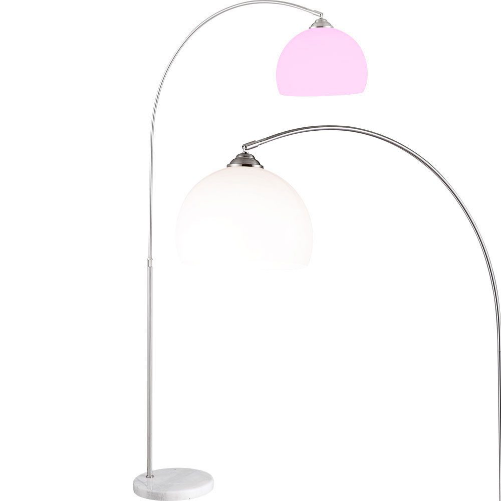 GLOBO LIGHTING LED Stehlampe, Leuchtmittel inklusive, Kaltweiß, Warmweiß, Neutralweiß, Tageslichtweiß, Farbwechsel, LED 7 Watt Steh Leuchte Farbwechsel Esszimmer Lampe Fernbedienung 3000