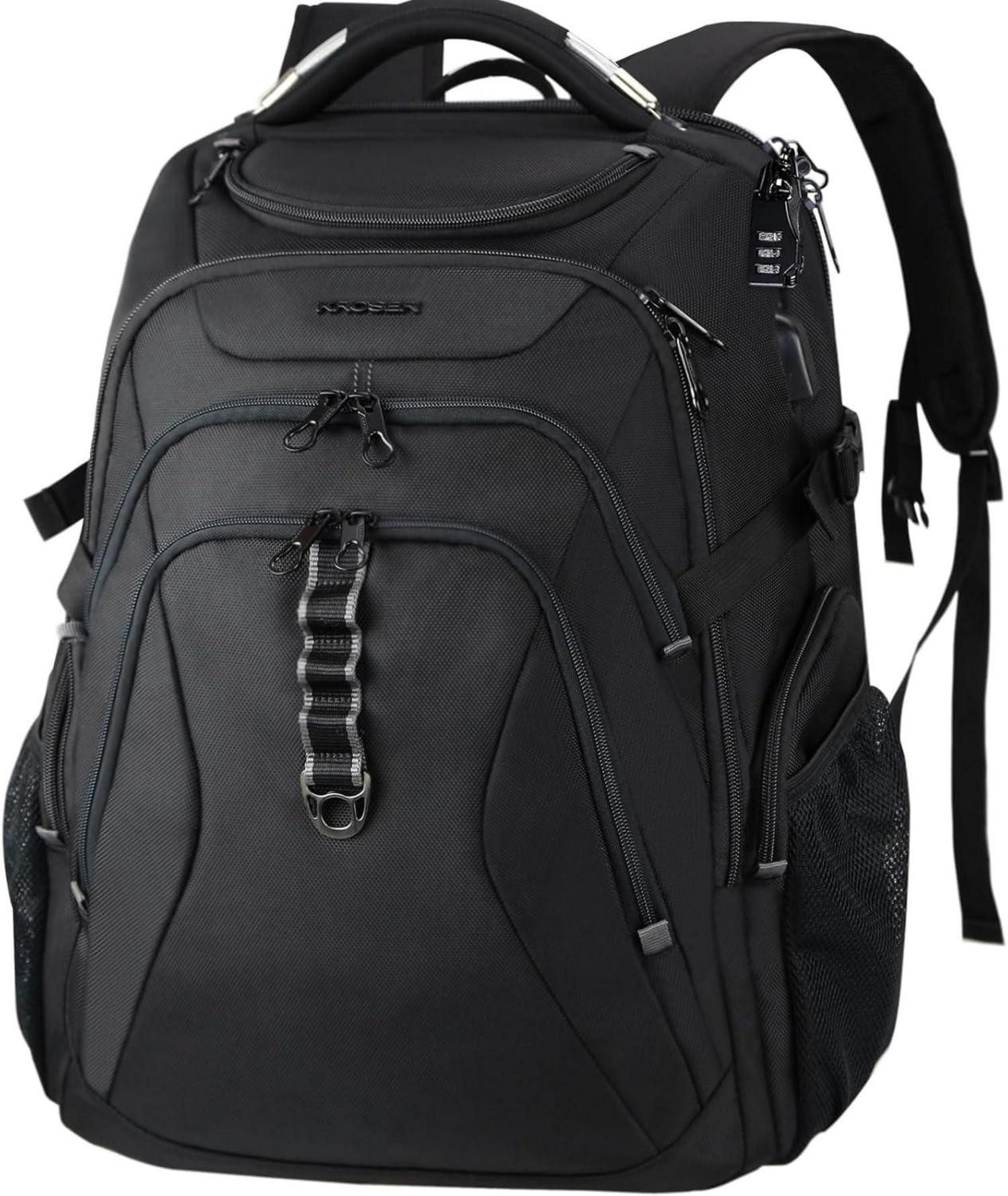 Notebookrucksack Laptop Rucksack 18,4 Zoll Hartschale RFID Taschen Wasserabweisend