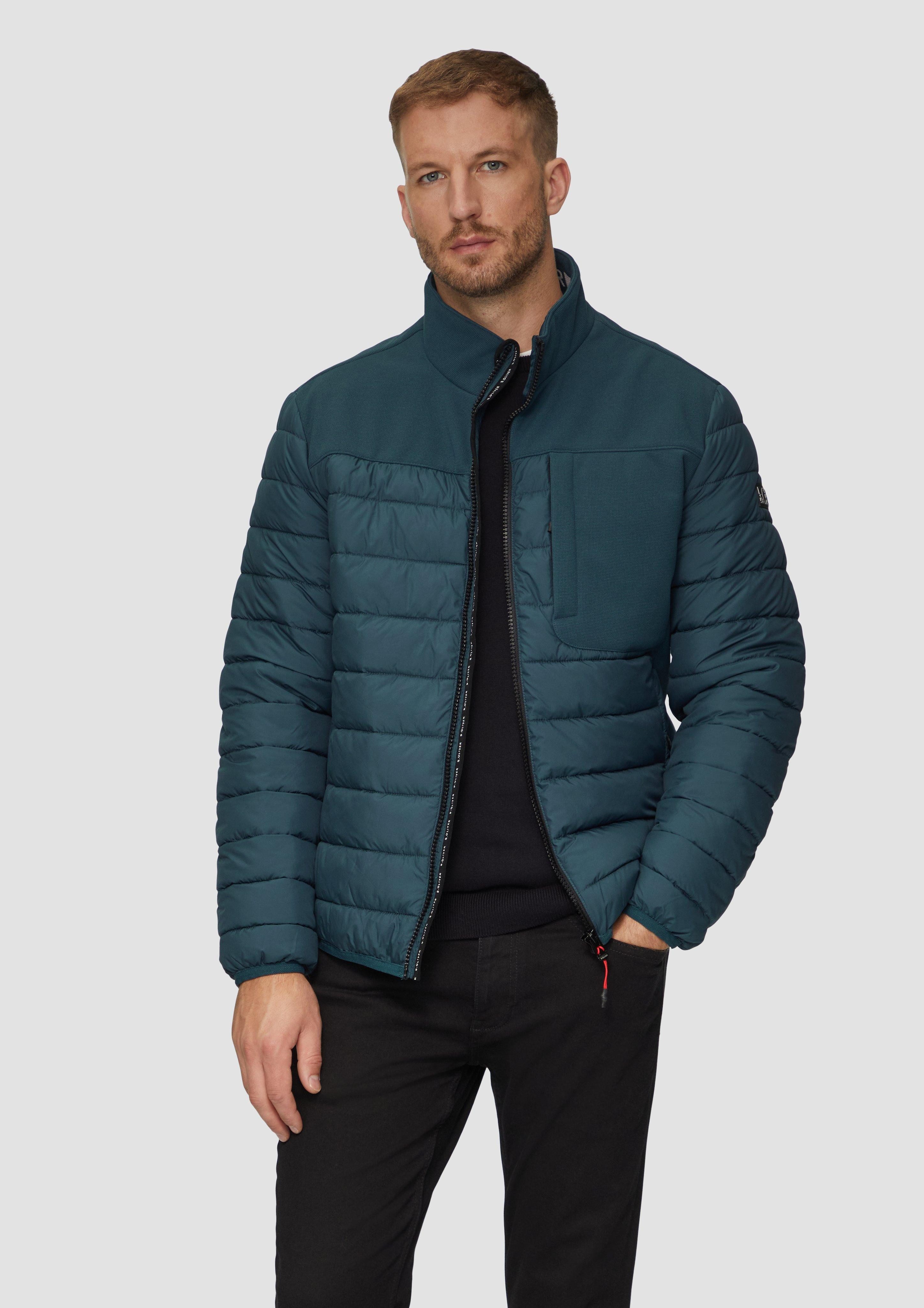 s.Oliver Allwetterjacke Leichte Steppjacke im Materialmix günstig online kaufen