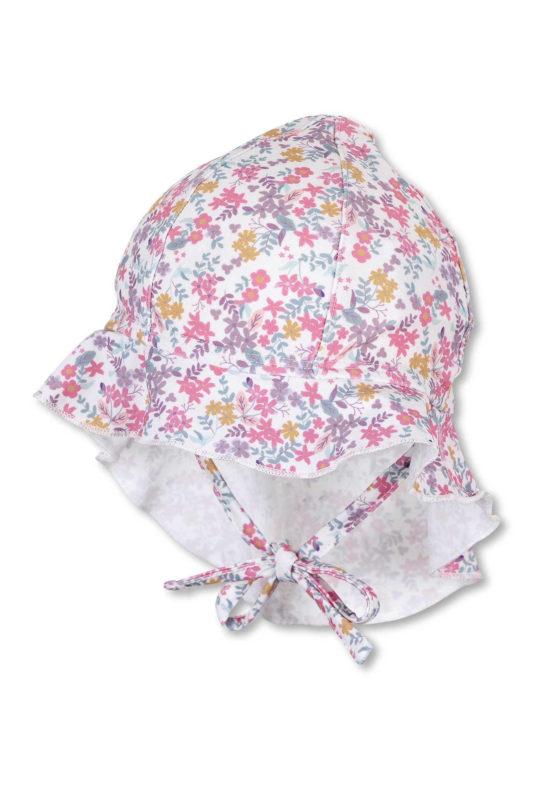 Sterntaler® Badekappe Bademütze mit Nackenschutz Blümchen