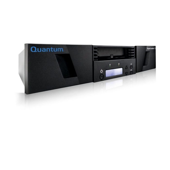 Quantum SuperLoader 3 one LTO8HH tape drive Model C eight DVD-Brenner