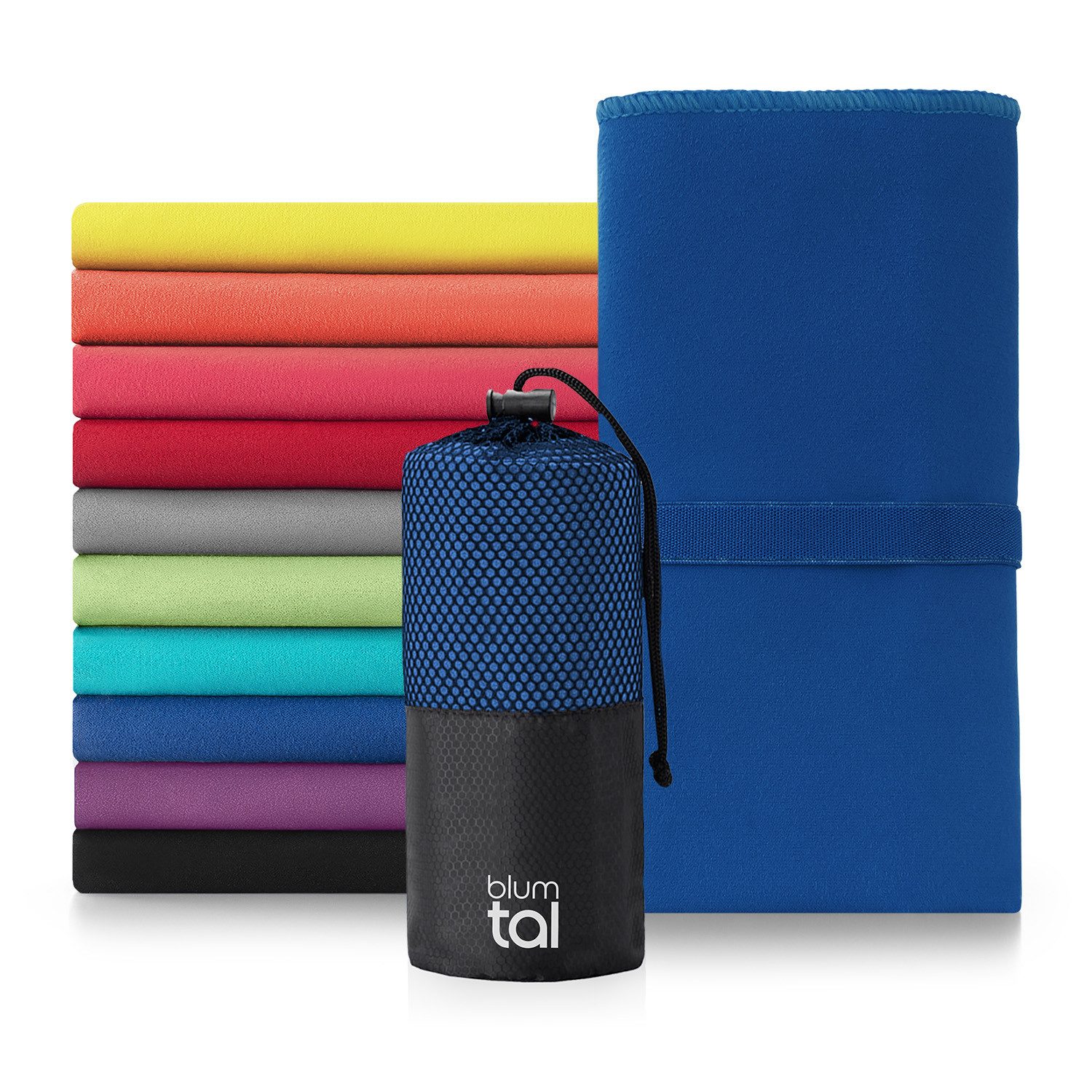 Blumtal Sporthandtuch Mikrofaser Handtuch - kompakte Mikrofaser Handtücher, günstig online kaufen