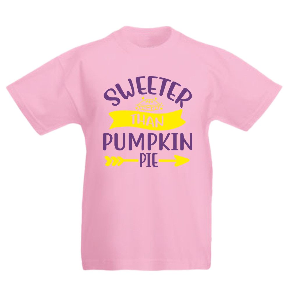 G-graphics T-Shirt Sweeter than pumpkin pie Kinder T-Shirt, mit Spruch / Sprüche / Print / Aufdruck