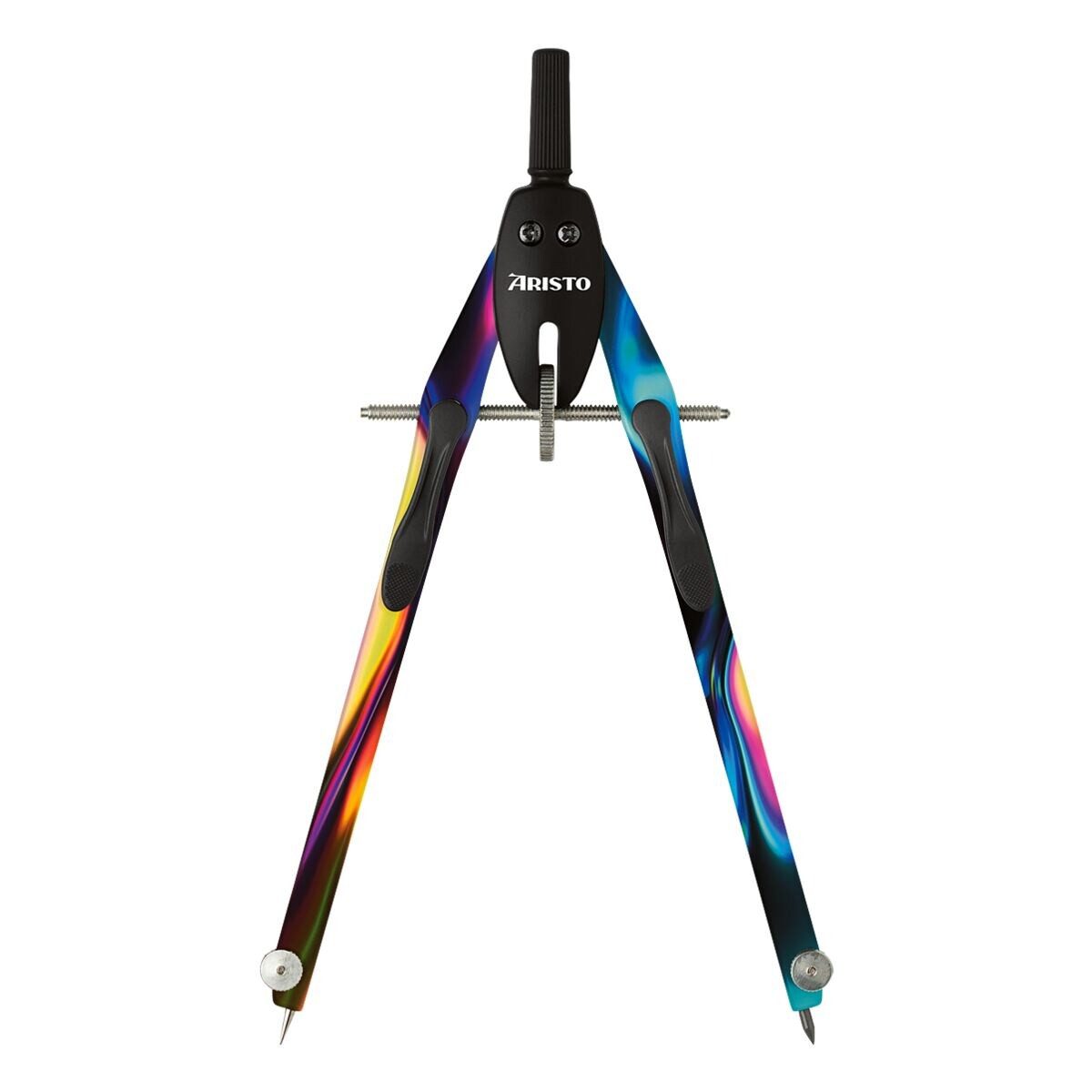 ARISTO Zirkel Dark IRIS, mit Hebelmechanik / ohne Gelenke