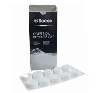 Saeco Reinigungselement Reinigungstabletten 996530073683, 10-tlg., Kaffeefettlöser für Kaffeemaschine
