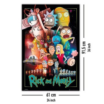 GB eye Poster Rick and Morty Poster Wars 61 x 91,5 cm