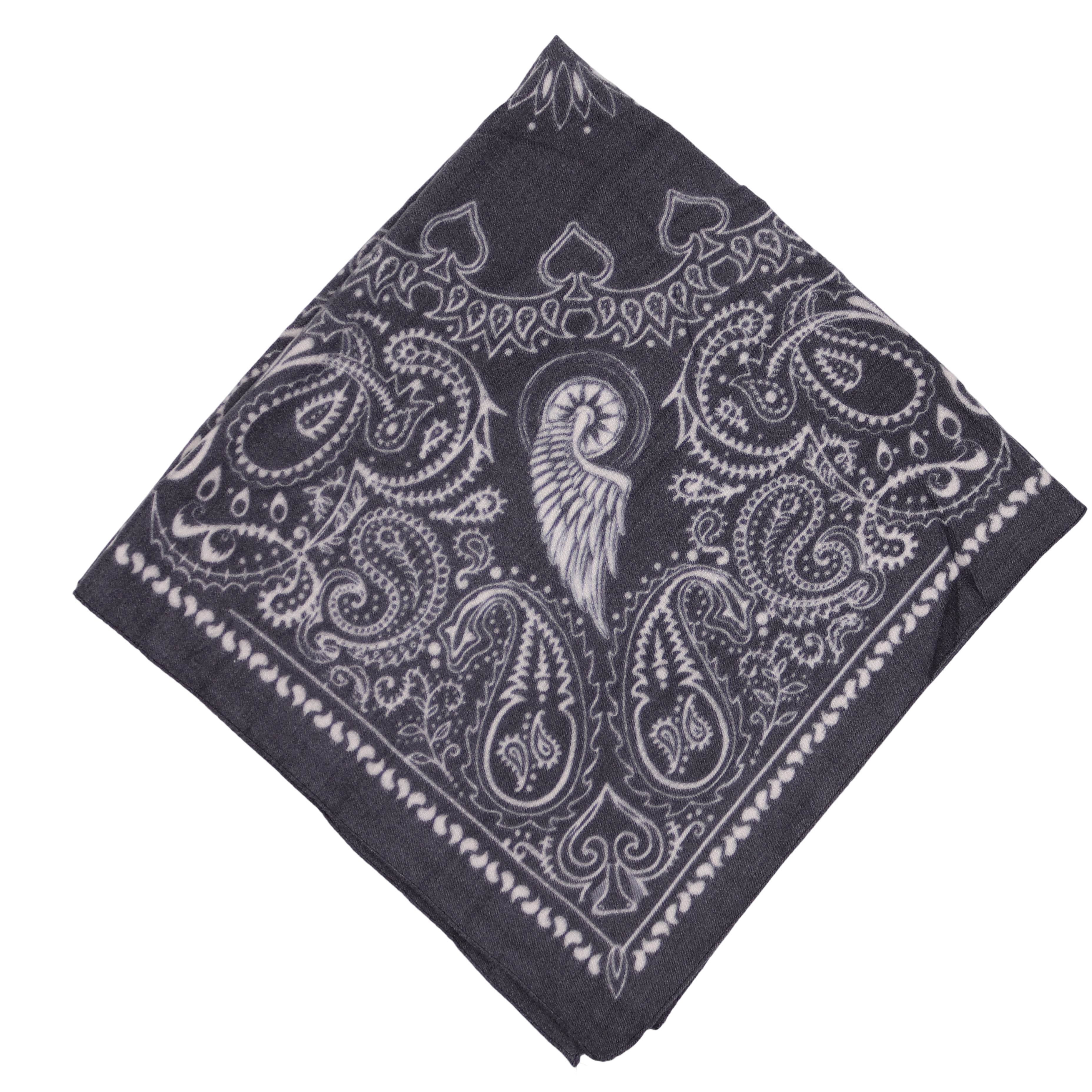 MIRROSI Nickituch Damen leicht angerautes Vierecktuch mit Paisley-Muster, aus Viskose, (Neue Kollektion Herbst/Winter 2026), ca. 88x88cm, warmes Halstuch für He – Bild 3 von 5